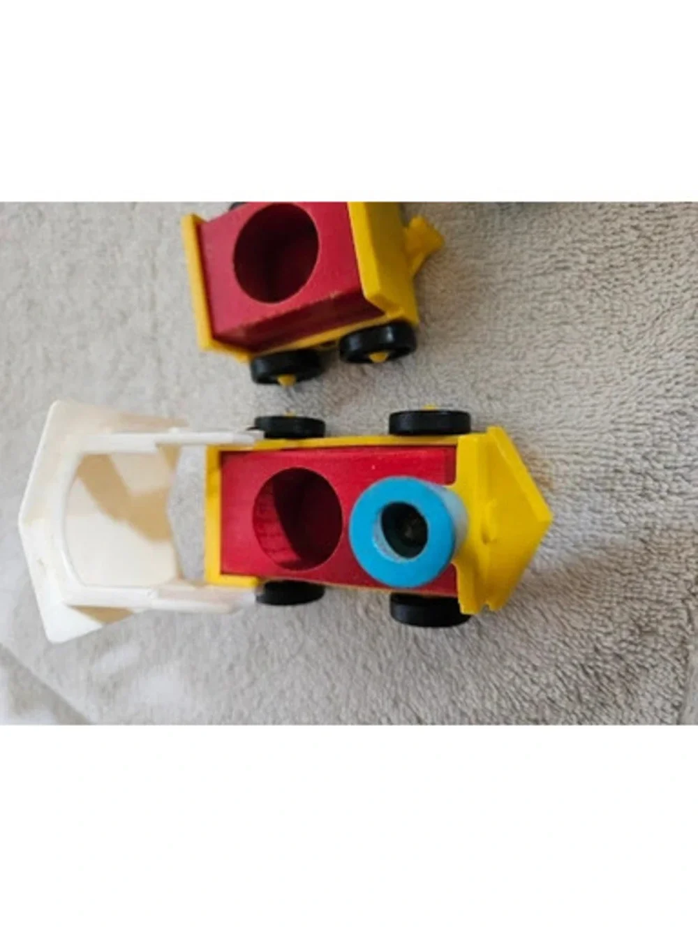 Vtg 1963 Fisher-Price Amusement Park Choo Choo Train 932 719 Wood Little People